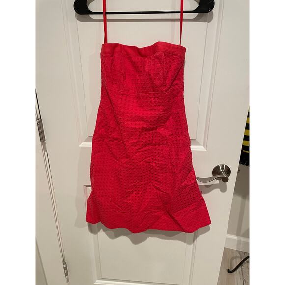 NWT WHBM strapless eyelet fit and flare paradise dress size 00 - Picture 8 of 9